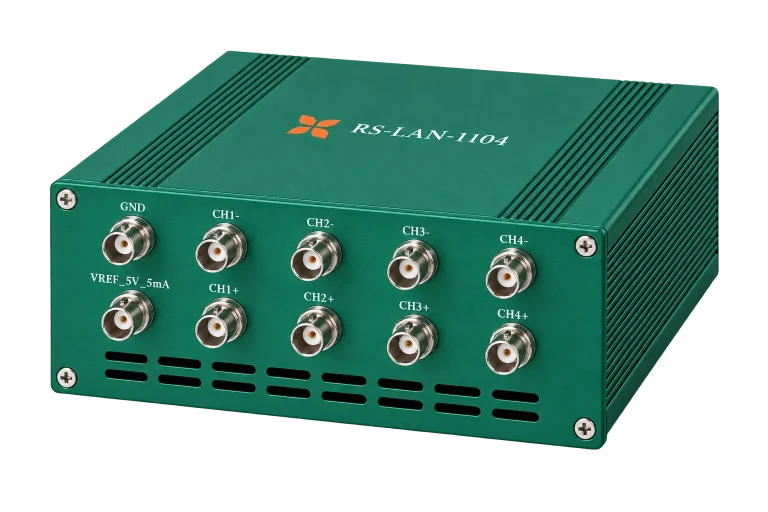 RS-LAN-1104 低噪声四通道同步数据采集卡